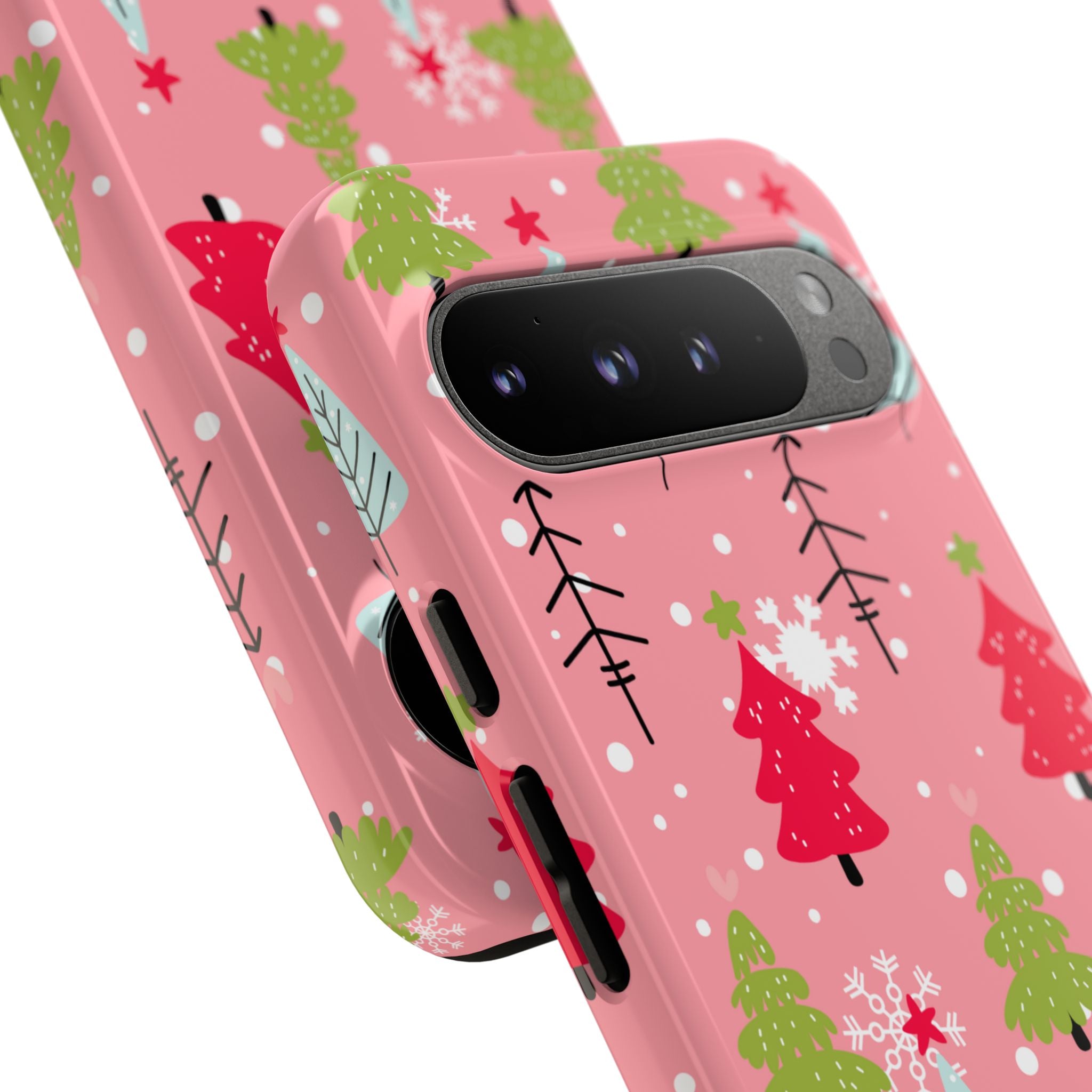 Snowflakes Dance Playfully - Google Pixel Case