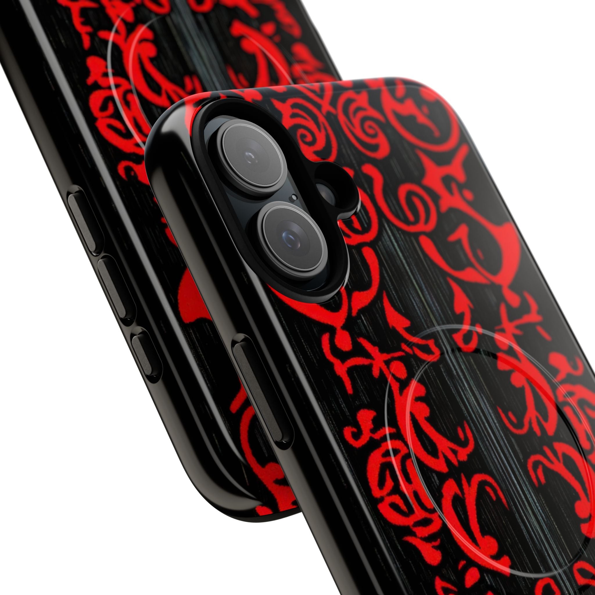 Gothic Crimson Symmetry iPhone 16 | Tough+ Phone Case