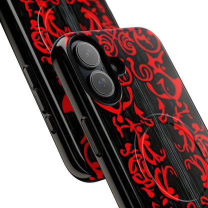 Gothic Crimson Symmetry iPhone 16  Tough+ Phone Case