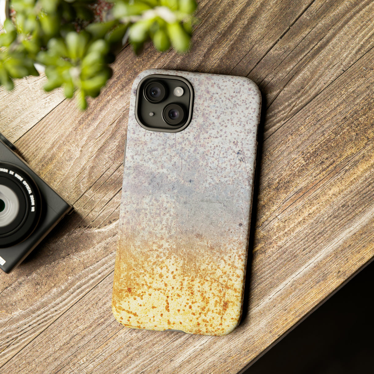 Gold Abstract - Protective Phone Case