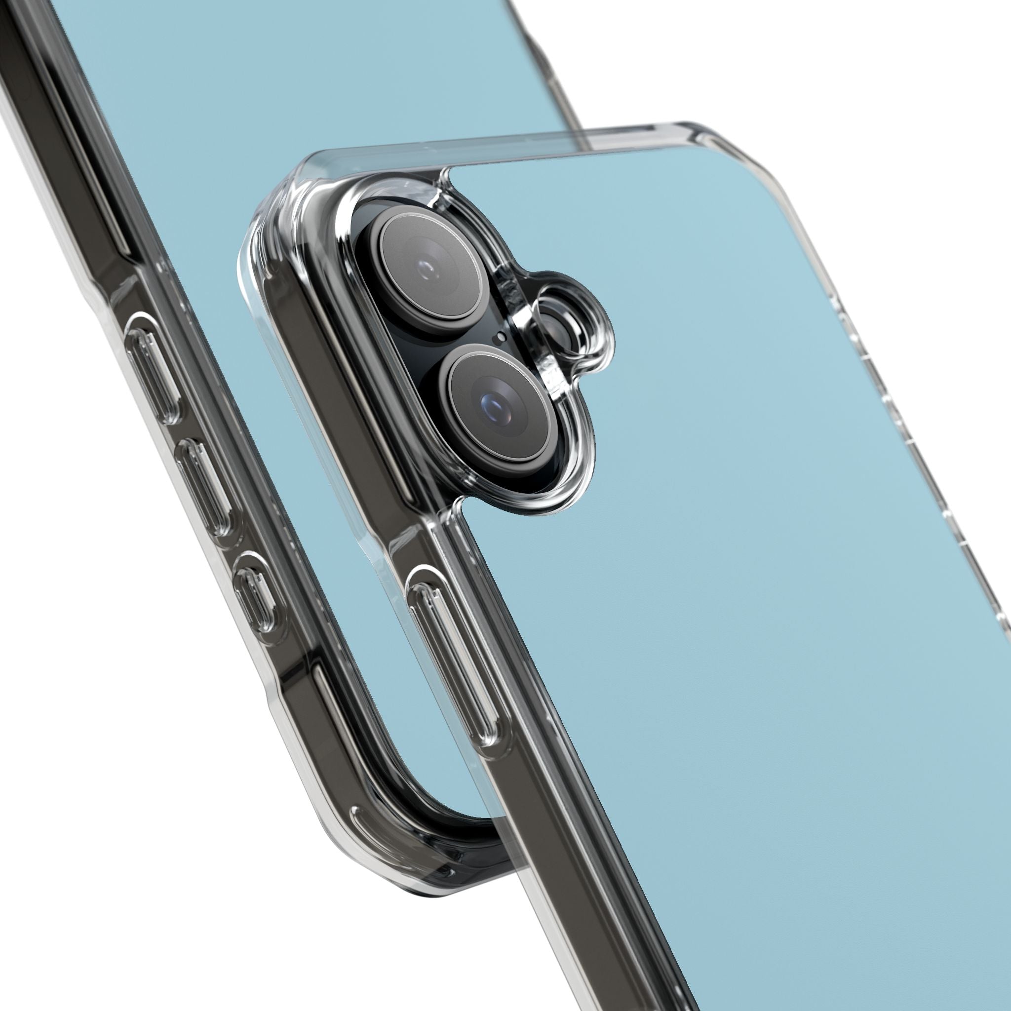 Light Blue iPhone 16 - Clear Impact Phone Case