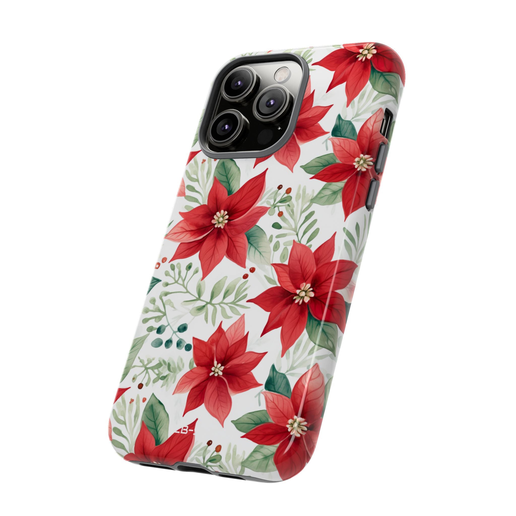 Poinsettias Bloom Bright - iPhone Case