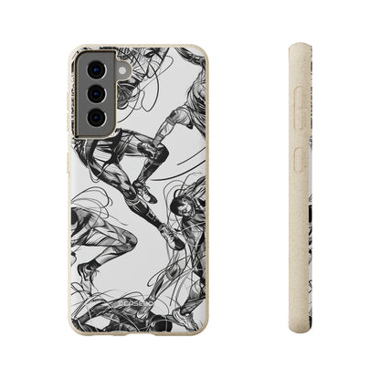 Dynamic Athletic Surrealism | Biodegradable Phone Case