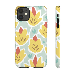 Summer Yellow Happy Flower - Protective Phone Case