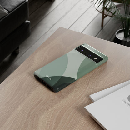 Flowing Green Harmony - Google Pixel Case
