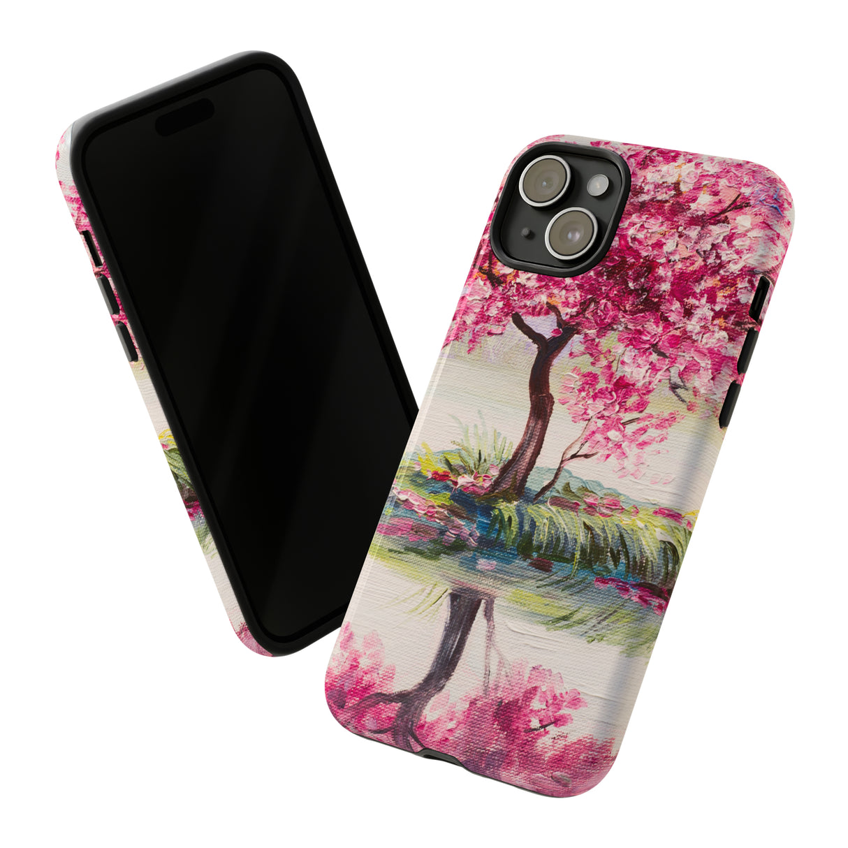 Oil painting - Oriental Cherry Tree - Protective Phone Case