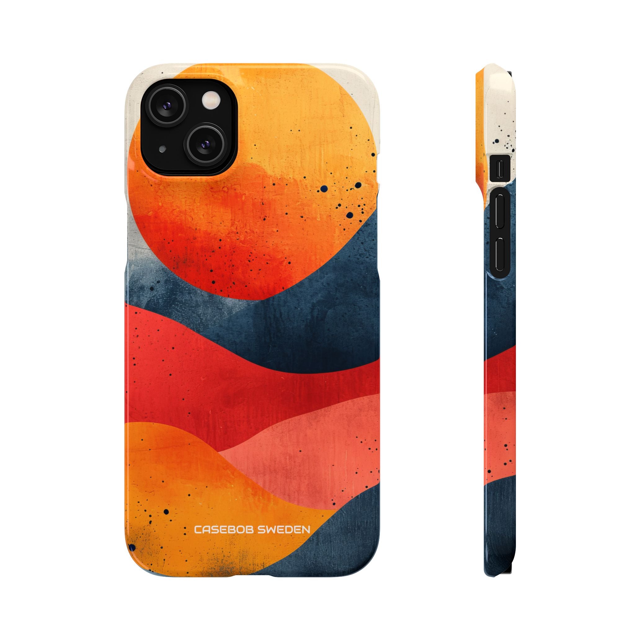 Sunburst Waves - Slim iPhone 14 Phone Case