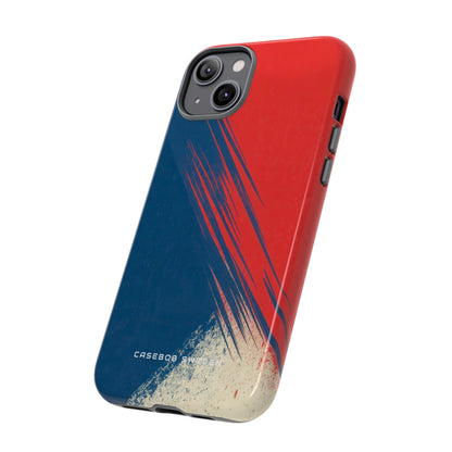 Vintage Brushstroke Harmony iPhone 14 - Tough Phone Case