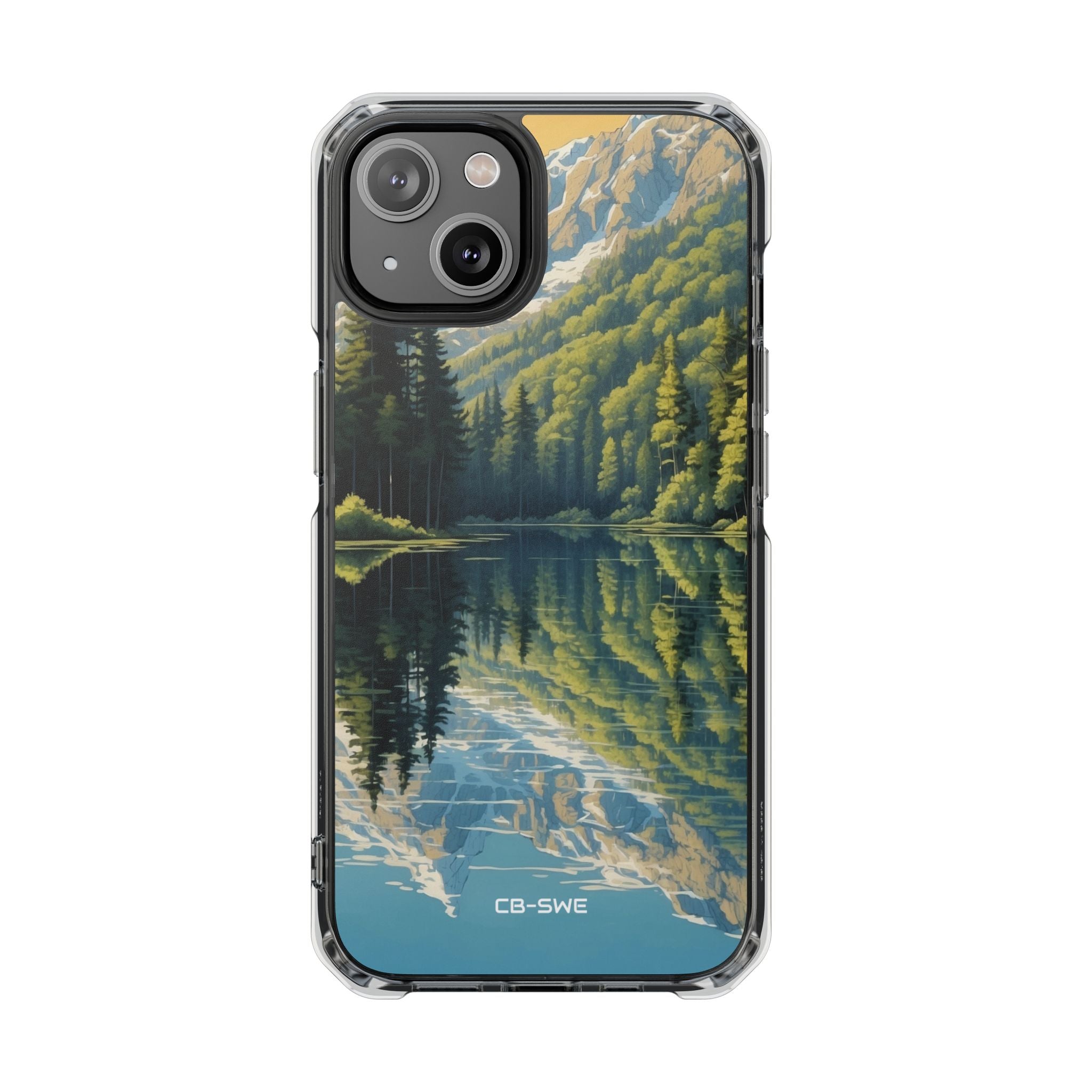 Mountain Peaks Reflect iPhone Case - Impact