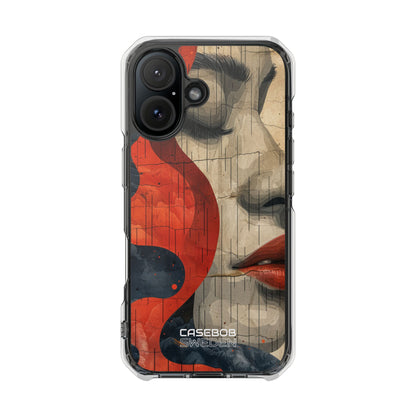 Crimson Flow Profile iPhone 16 - Impact Clear+
