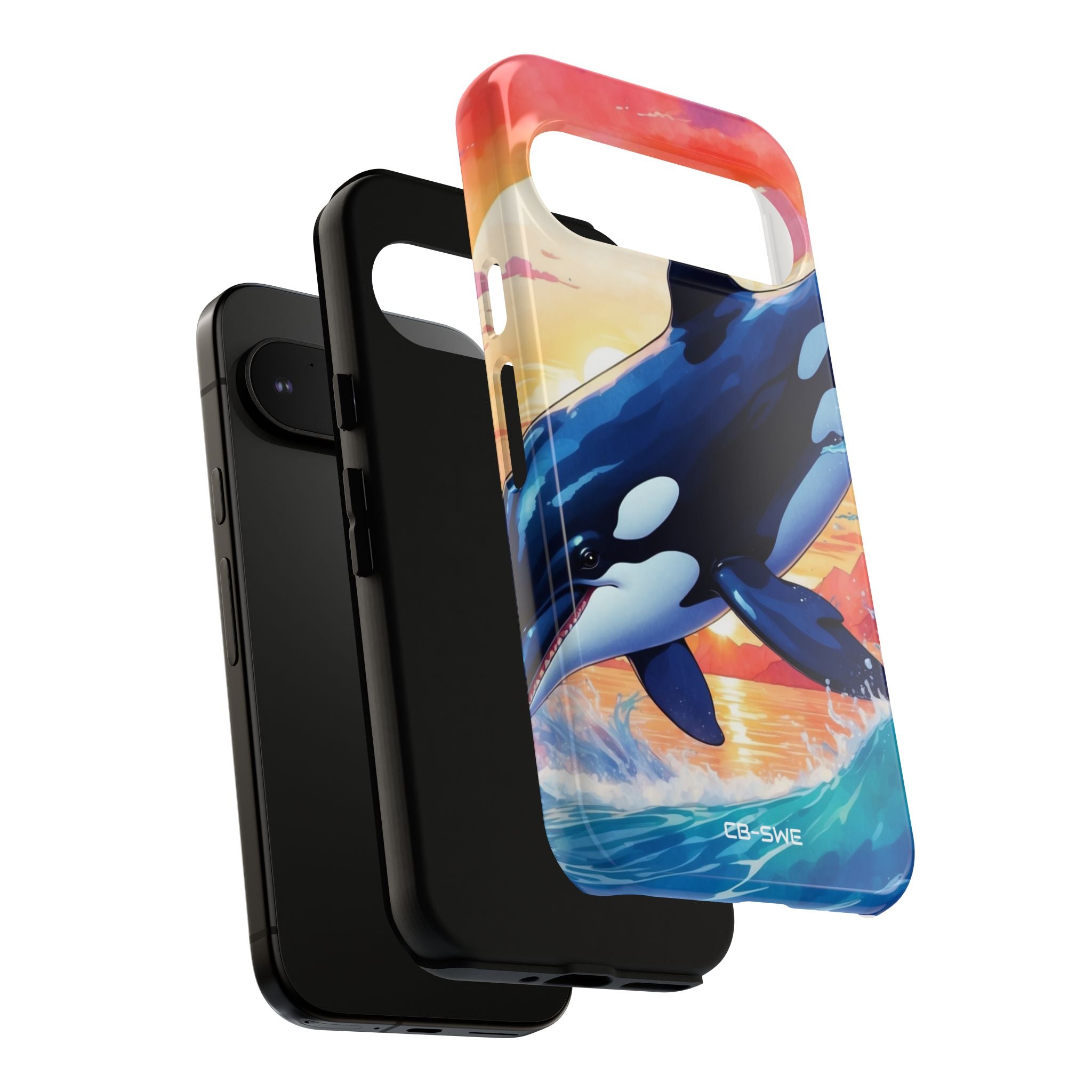 Orca Leaps Joyfully - Google Pixel Case