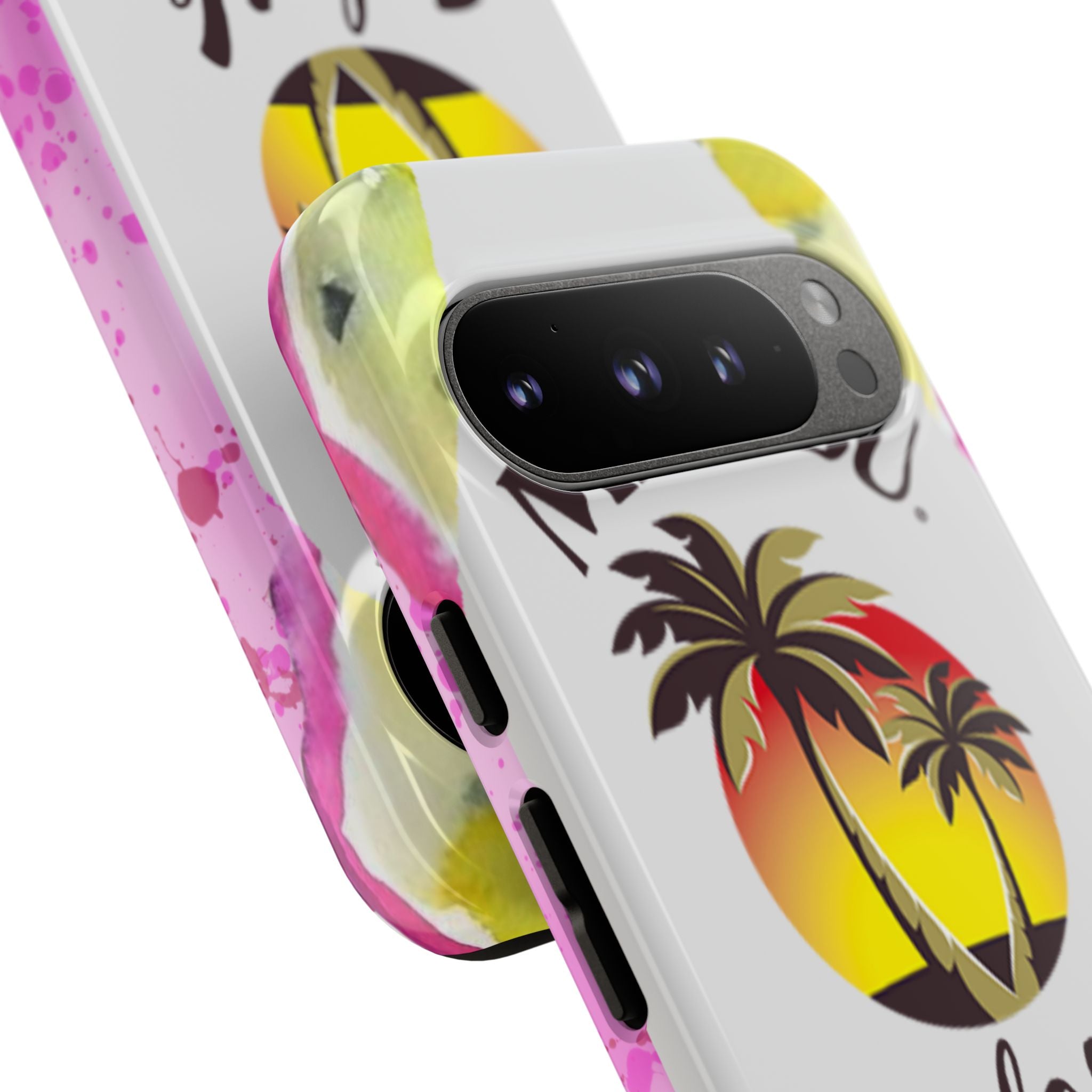 Tropical Sunset Splash - Google Pixel Case