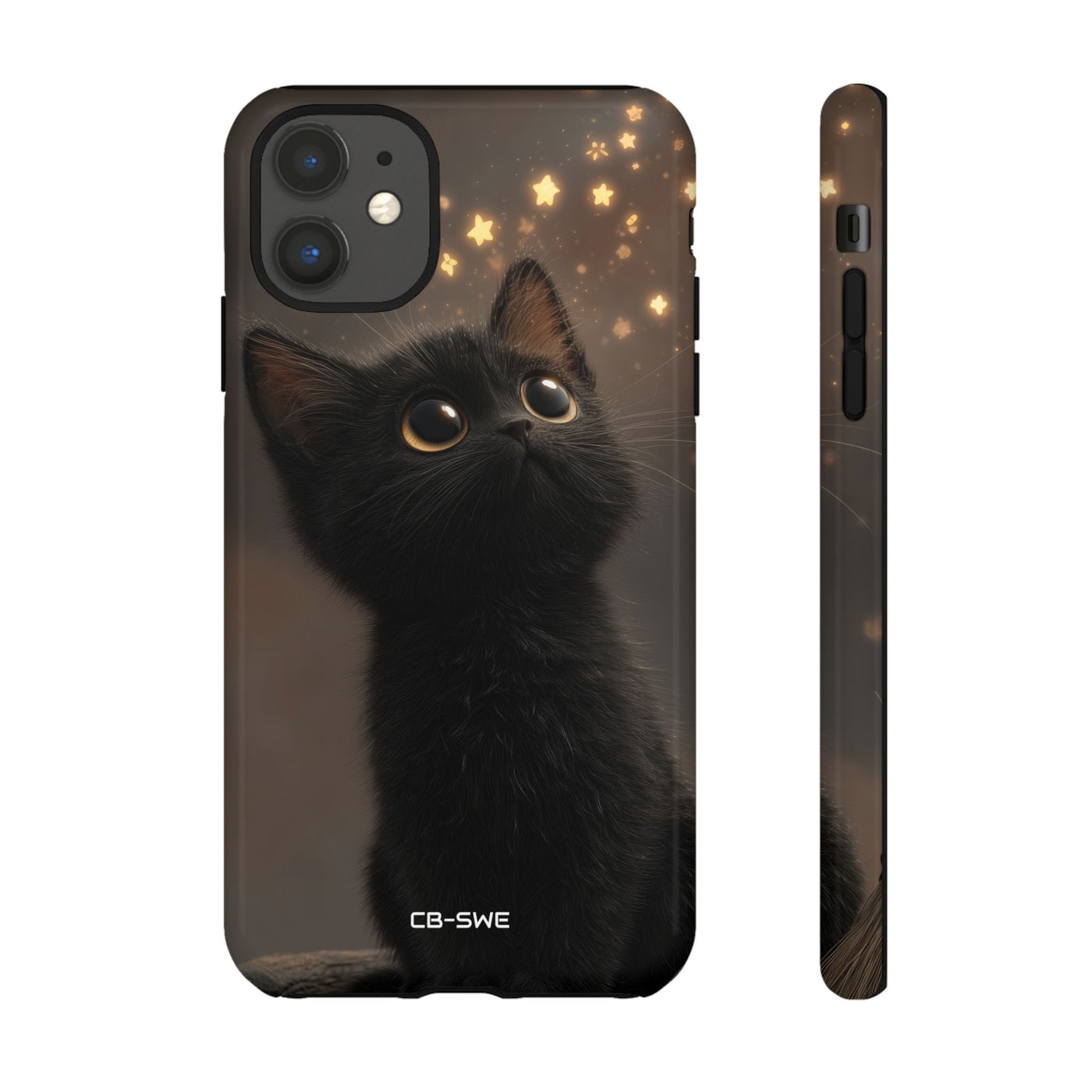 Kitten Gazes Up - iPhone Case