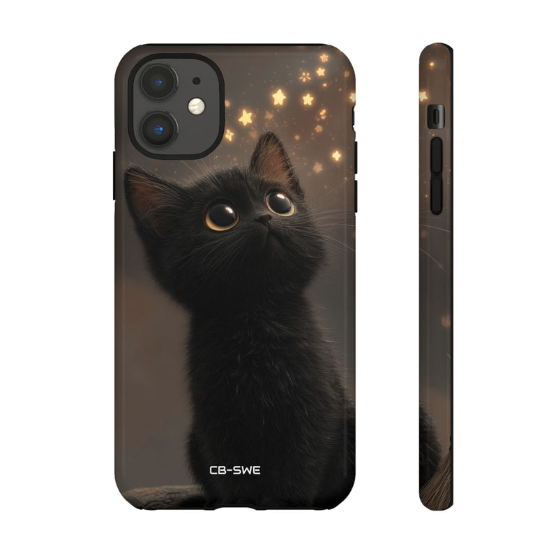 Kitten Gazes Up - iPhone Case