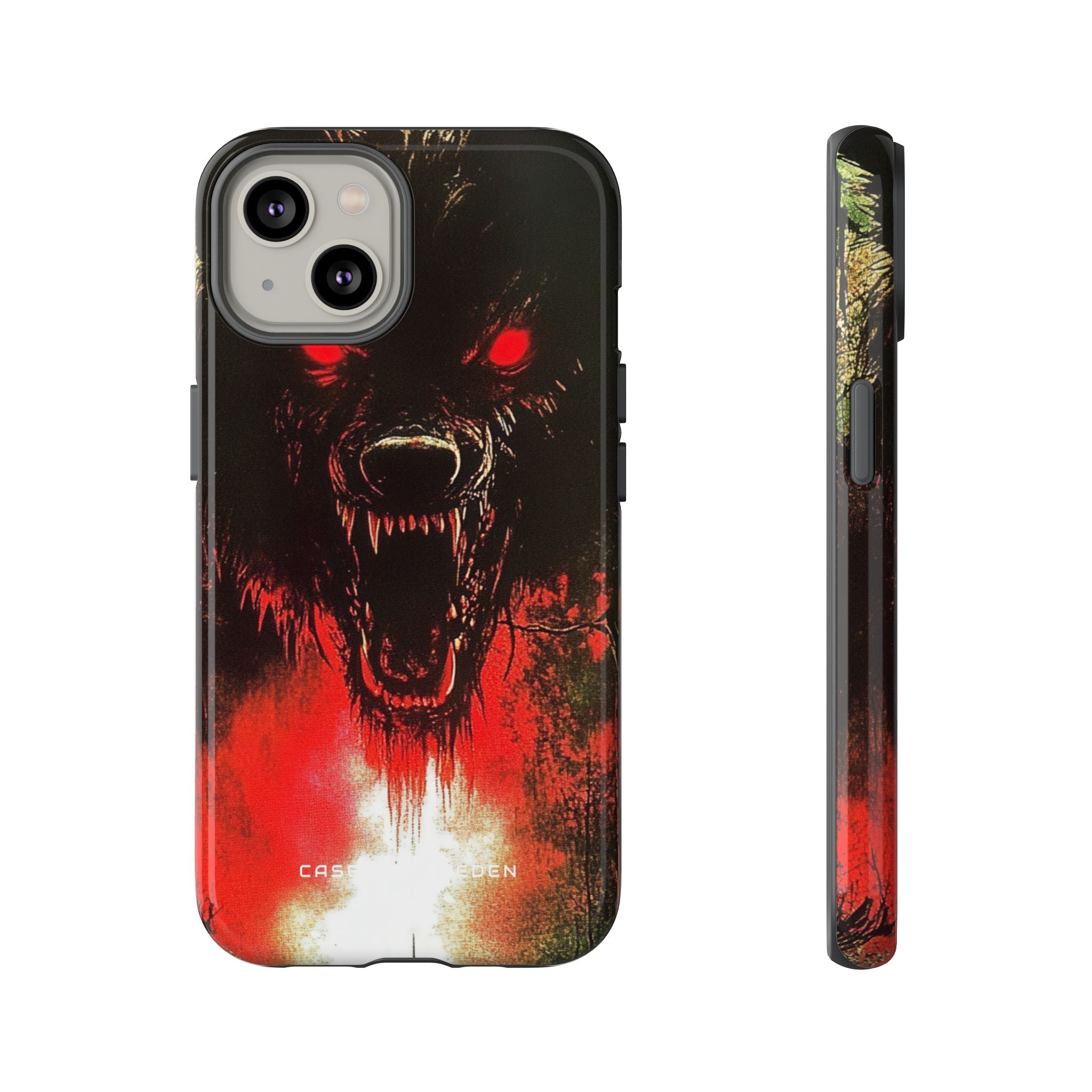 Bloodmoon Wolf's Lament iPhone 14 - Tough Phone Case