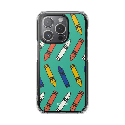 Crayons Dance Playfully iPhone Case - Impact