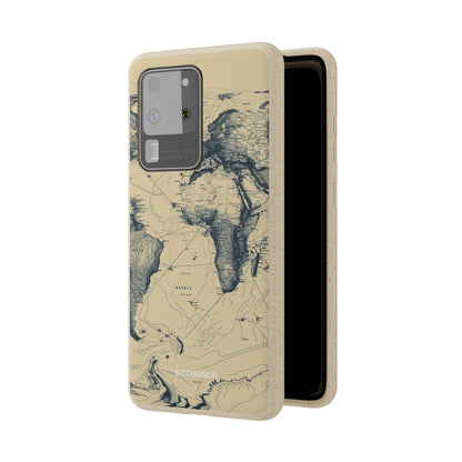 Vintage World Map | Biodegradable Phone Case