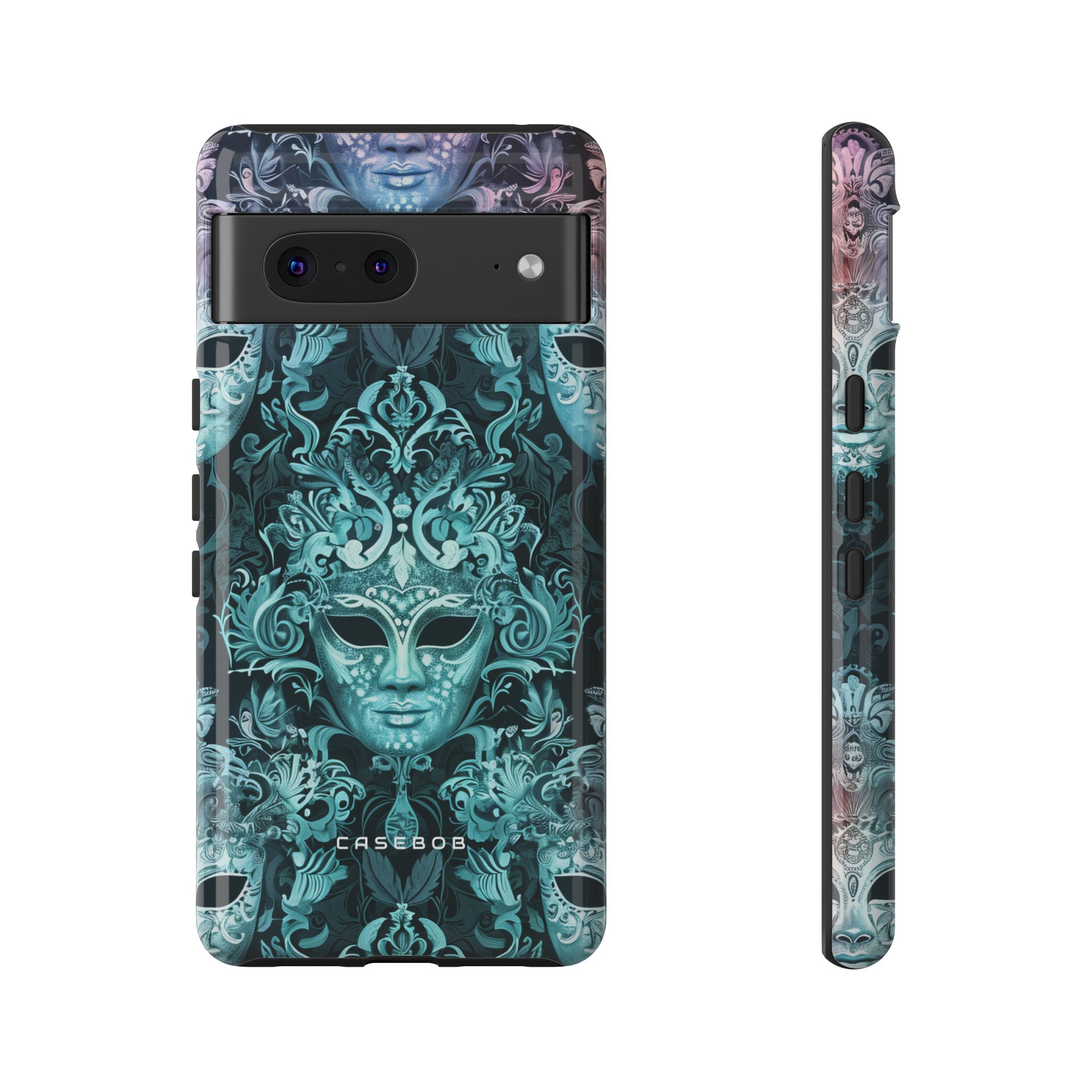 Venetian Mask Pastel Elegance - Protective Phone Case