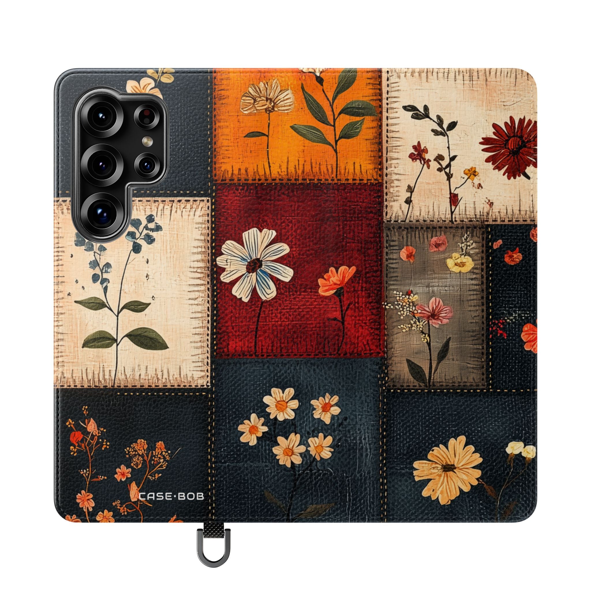 Patchwork Blooms - Samsung S25 Ultra Case - Wallet