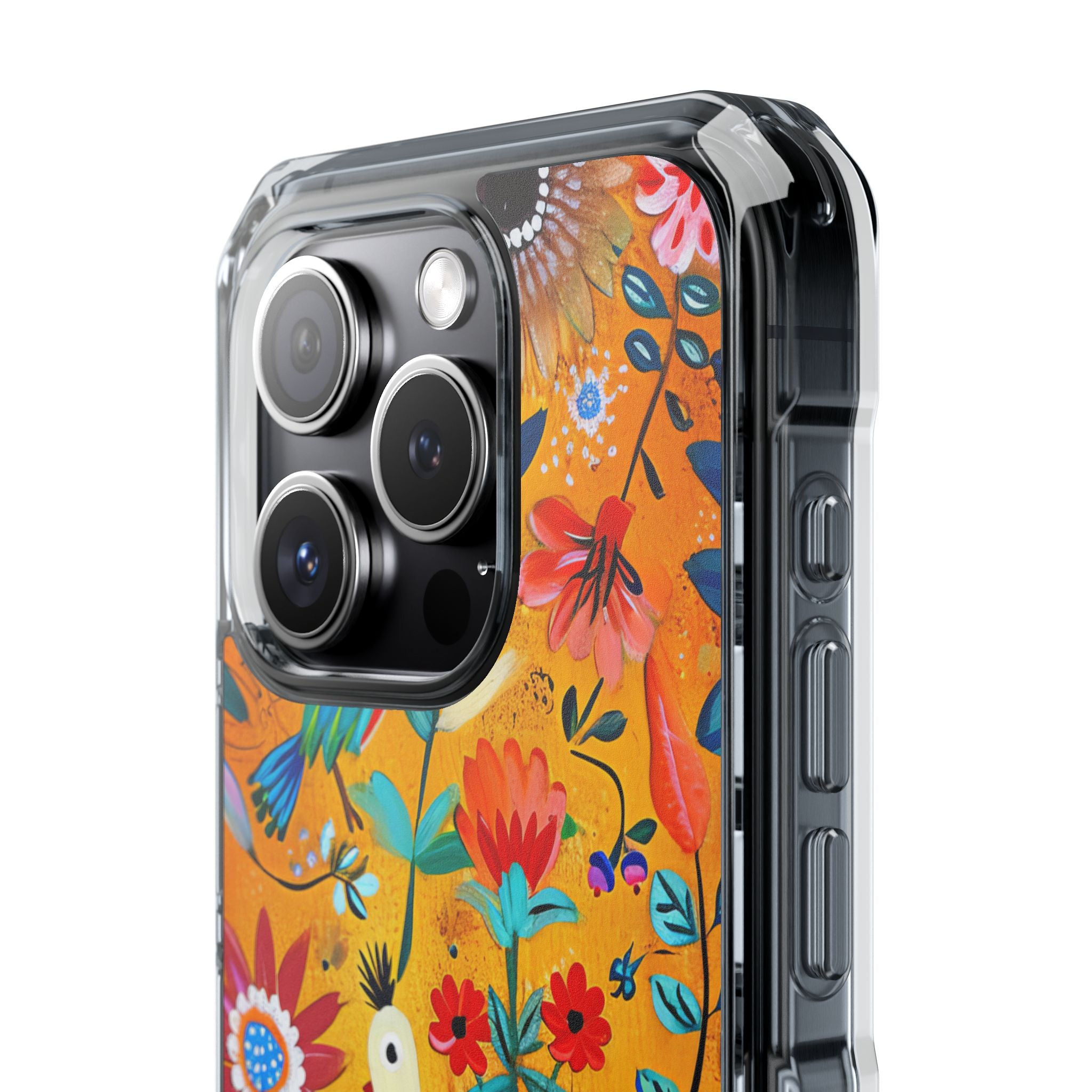 Whimsical Vintage Nature Harmony iPhone 15 - Clear Impact Phone Case