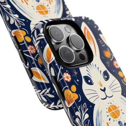 Floral Rabbit Joy - iPhone Case