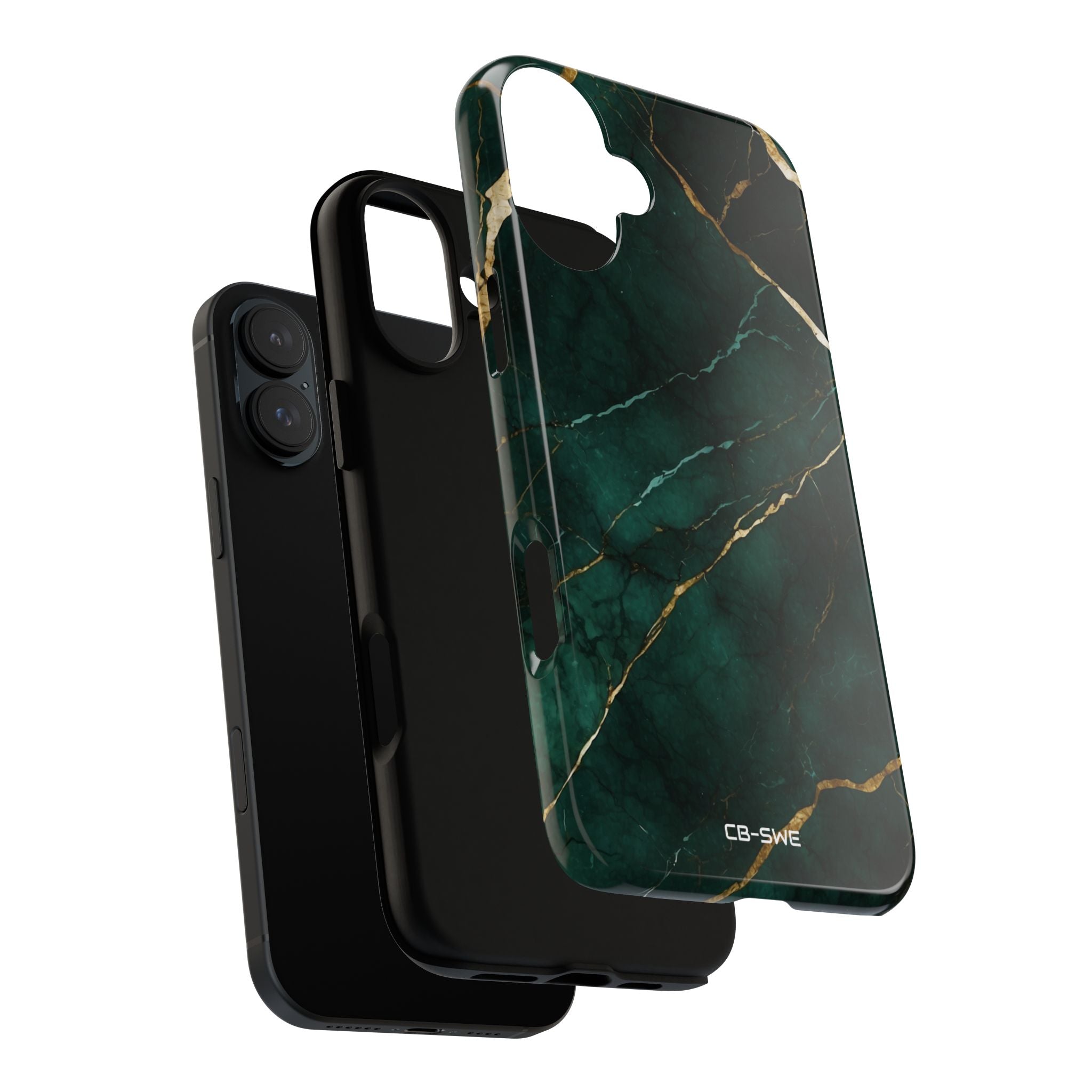 Emerald Veins Flow - iPhone Case