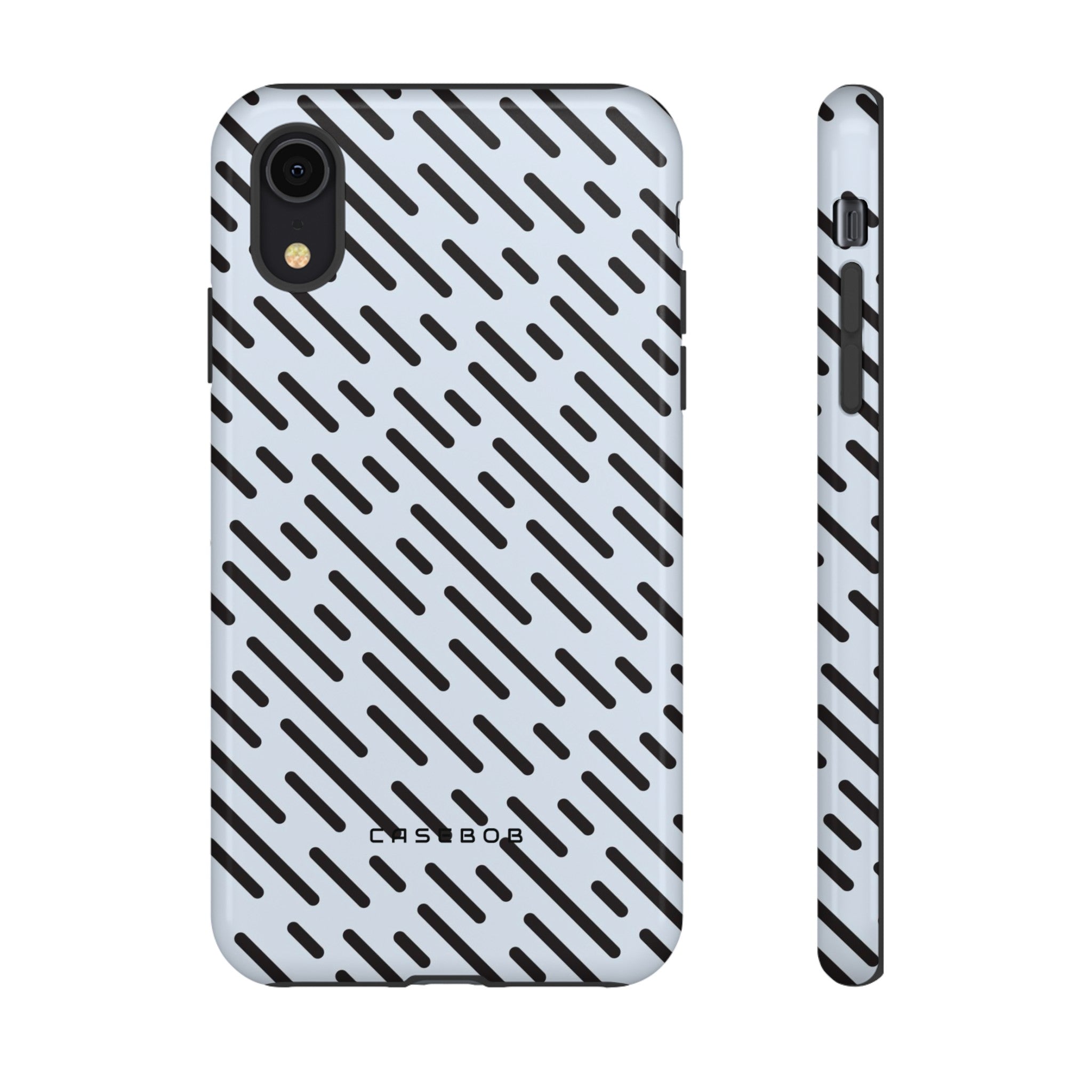 Monochrome Dash - Protective Phone Case