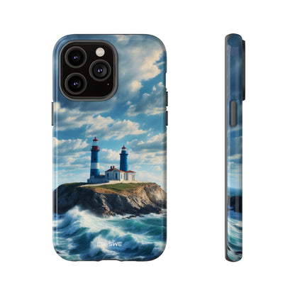 Lighthouse Guards Waves - iPhone Case