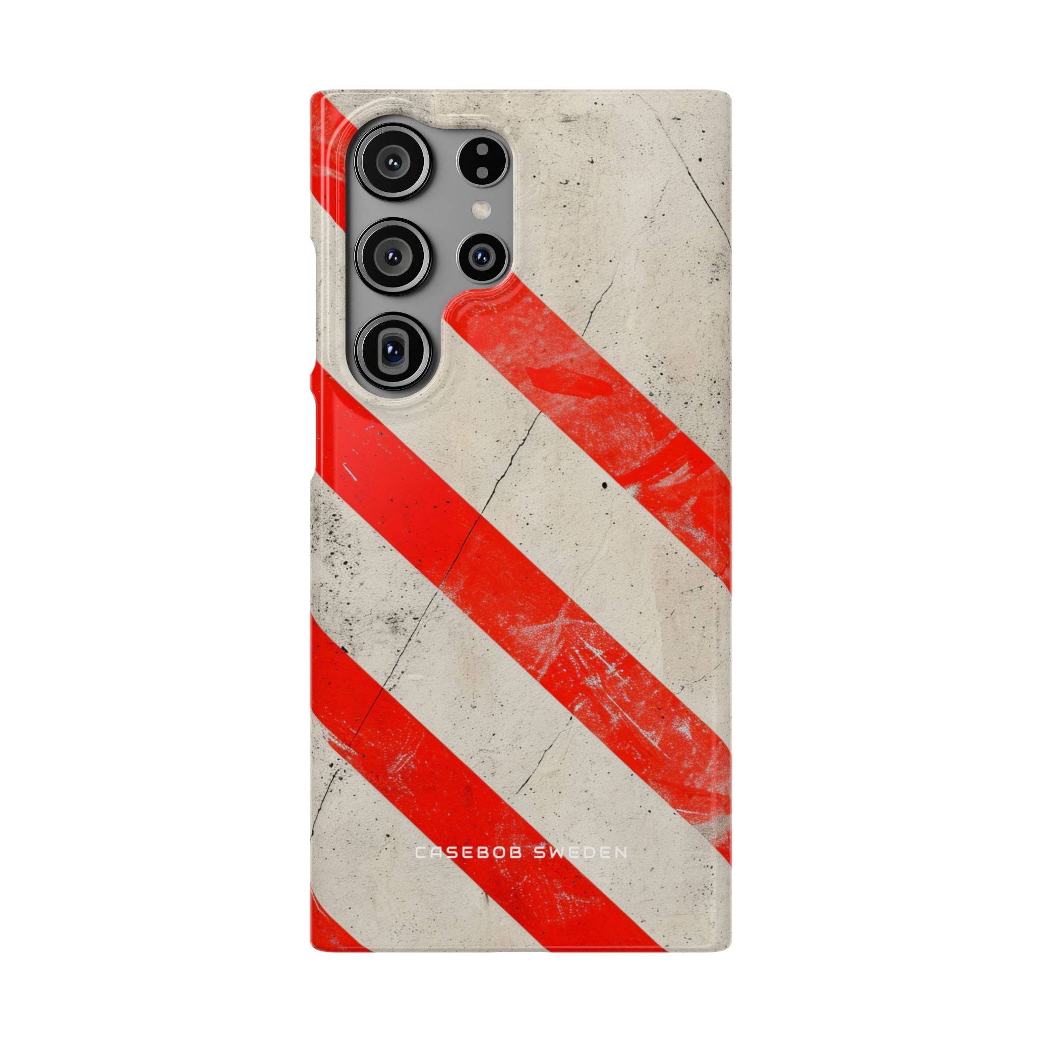 Striker Crimson Stripes Samsung S23 - Slim Phone Case