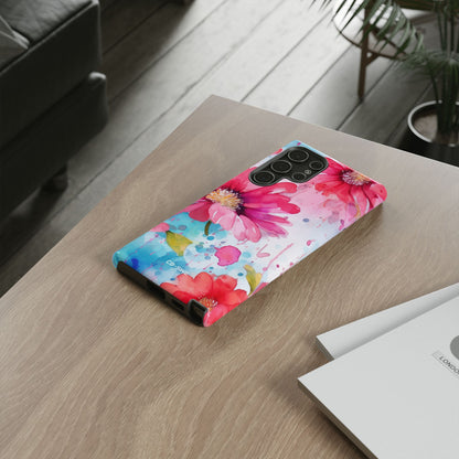 Vibrant Floral Dance - Samsung Case