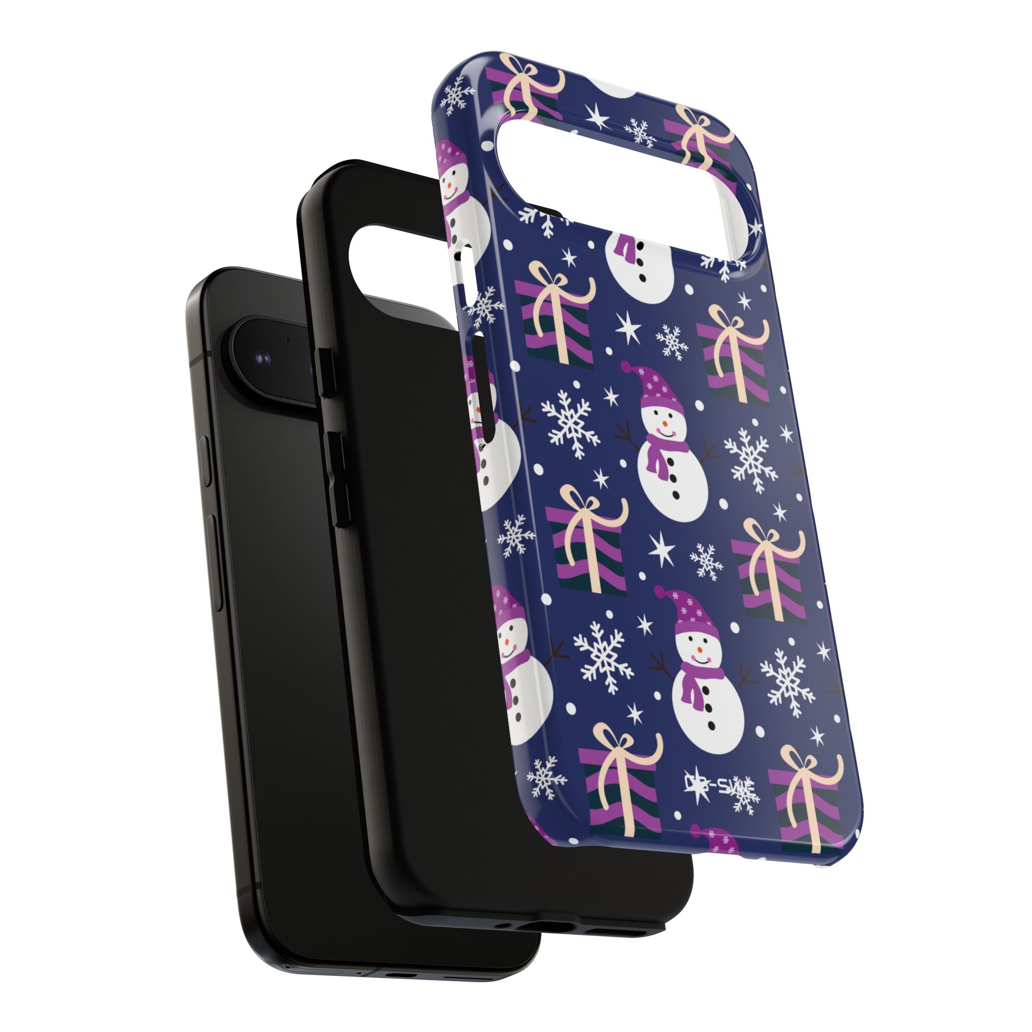 Snowmen Celebrate Joy - Google Pixel Case