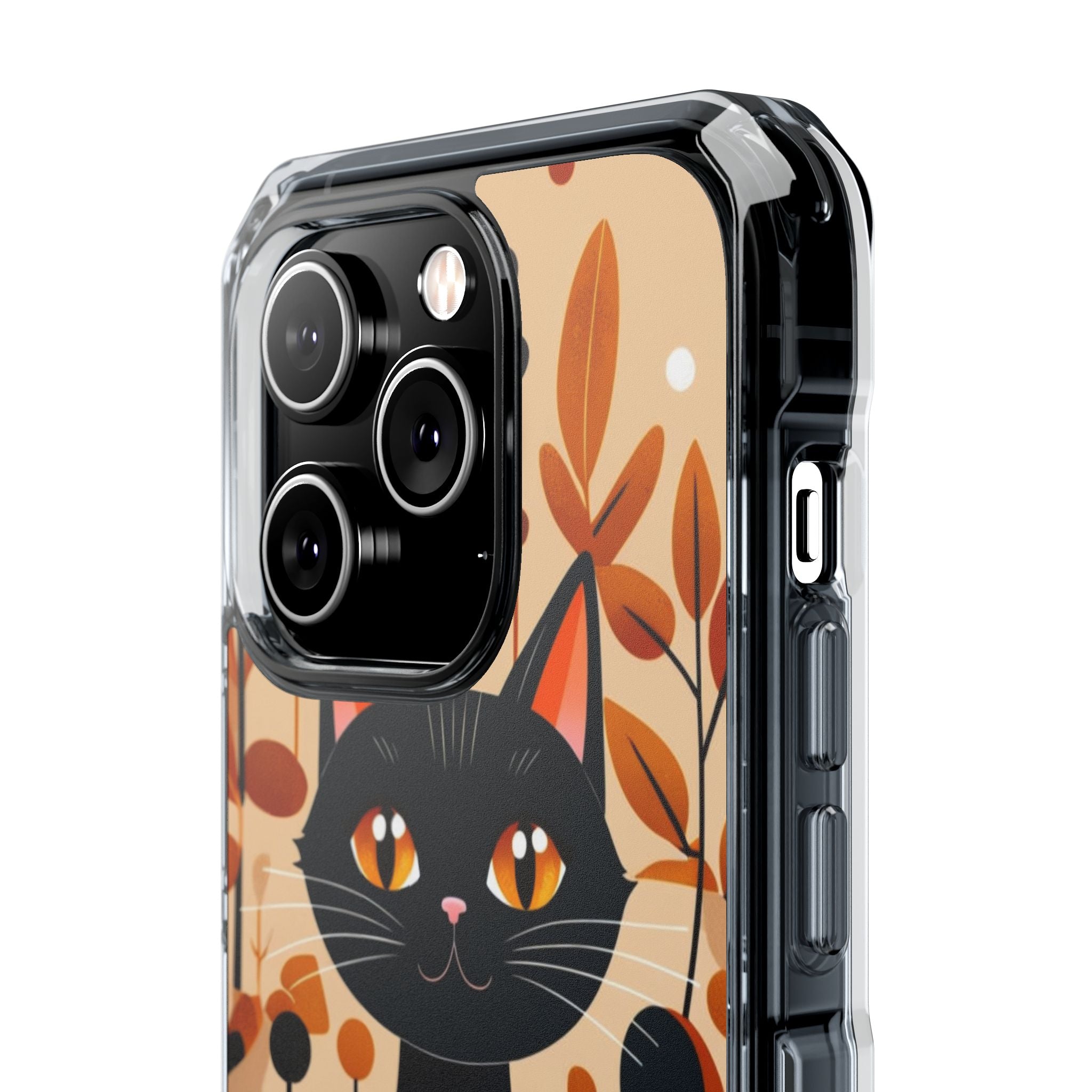 Autumnal Cat Whimsy iPhone Case - Impact