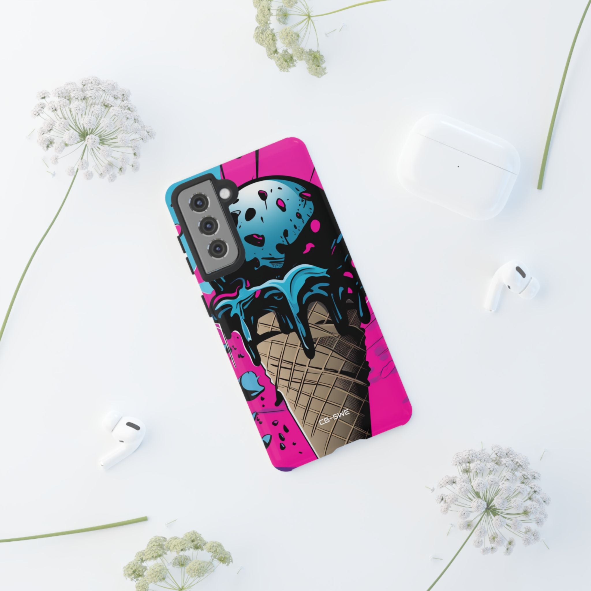 Vibrant Ice Cream Splash - Samsung Case
