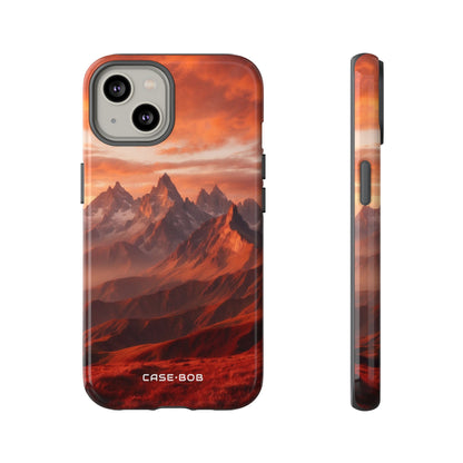 Jagged Glow iPhone 14 Case - Tough