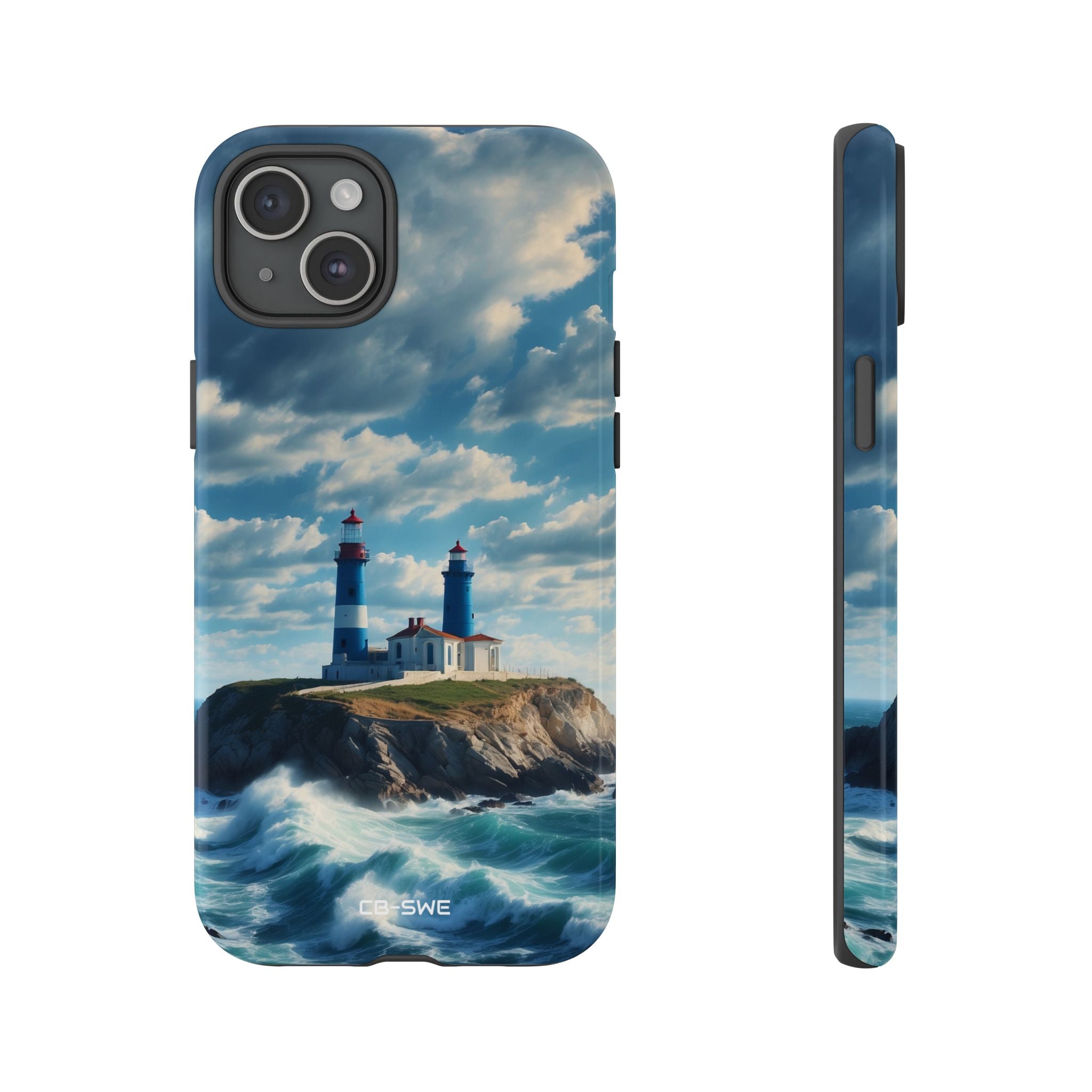 Lighthouse Guards Waves - iPhone Case