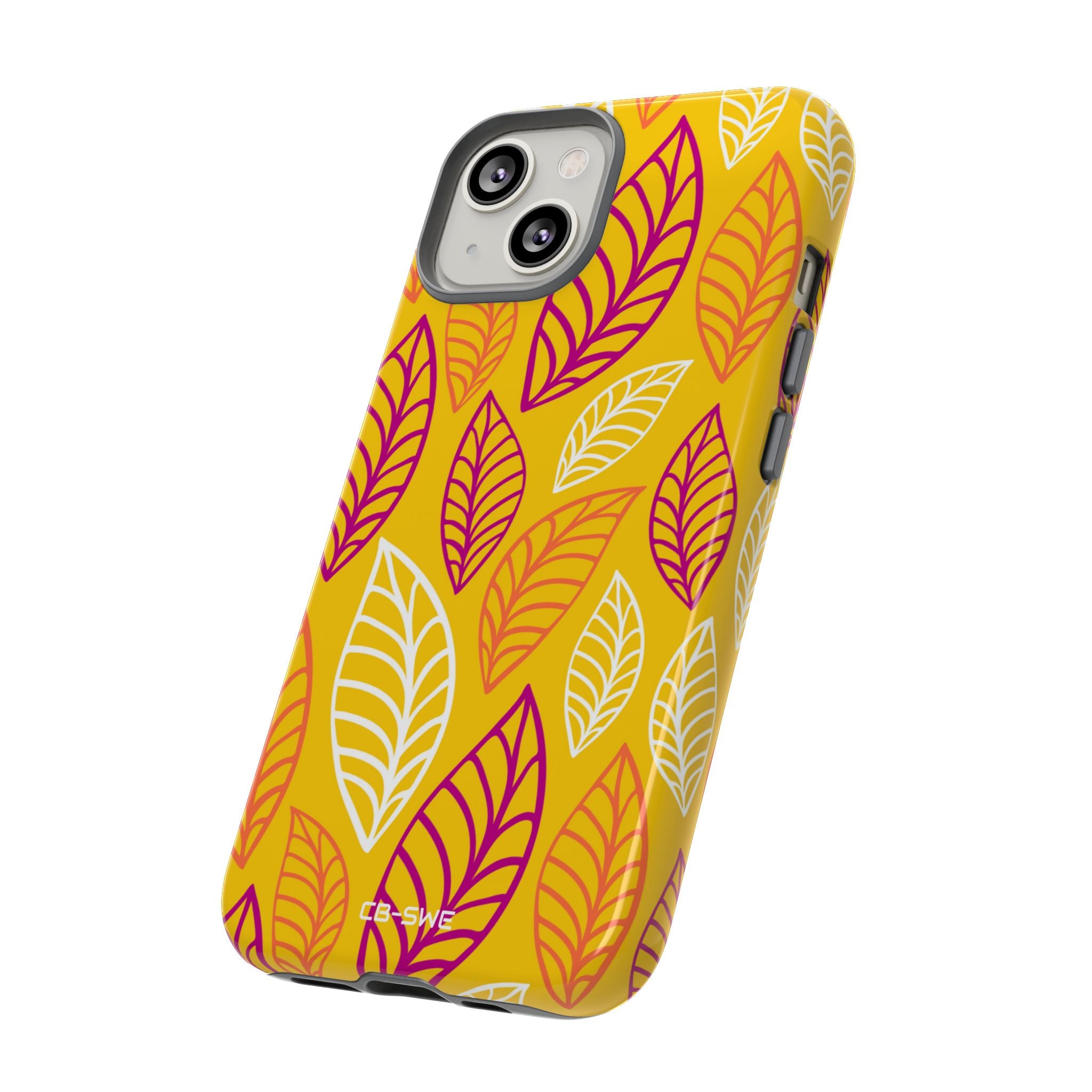 Vibrant Leaf Symphony - iPhone Case