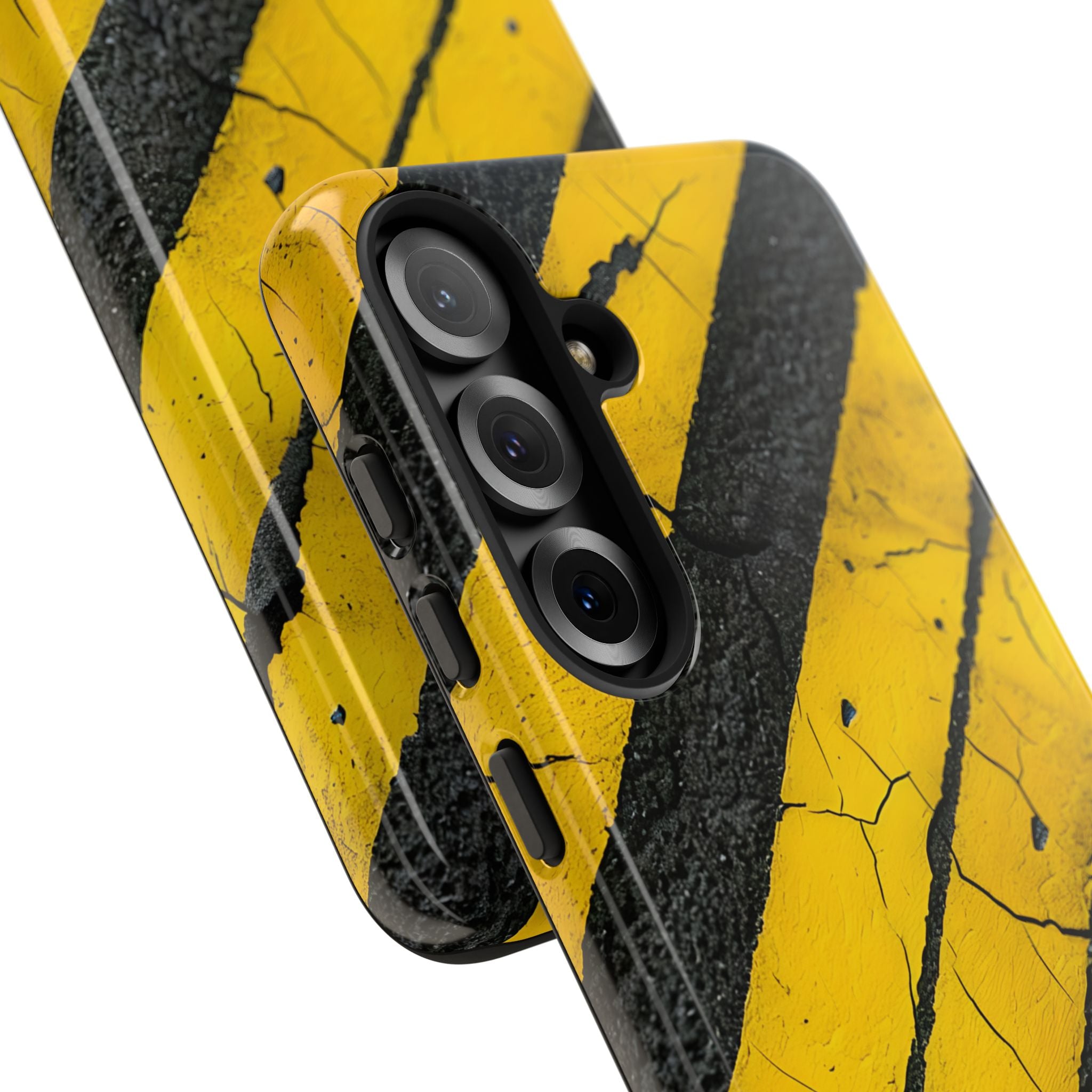 Cracked Hazard Lines - Samsung Case