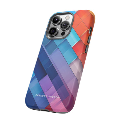 Vibrant GeoFlow iPhone 14 - Tough Phone Case