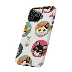 Cats Fishbone - Protective Phone Case