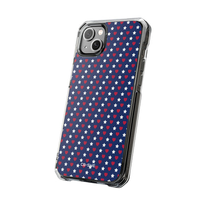 Hearts Twinkle Bright iPhone Case - Impact