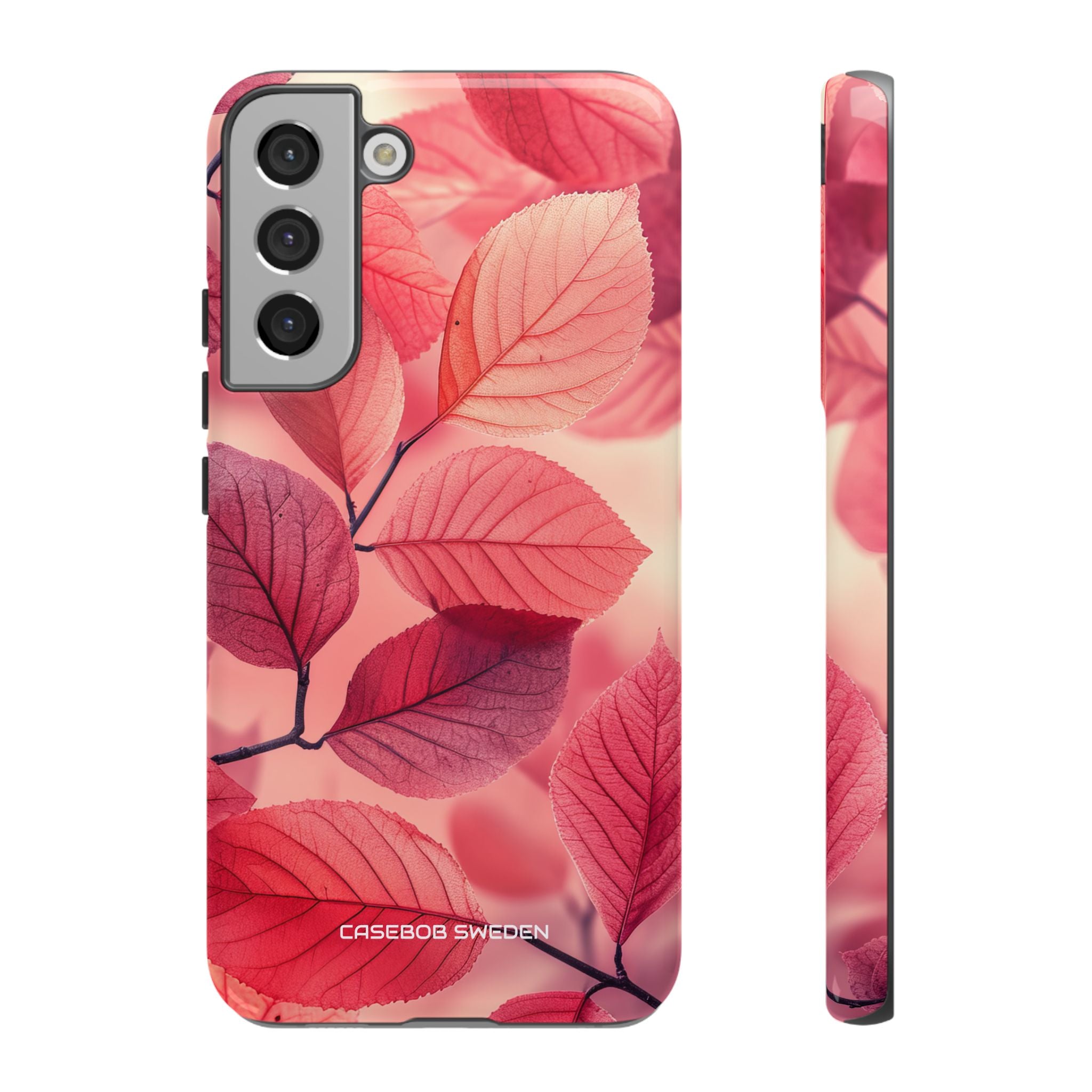 Pink Purple Nature Pattern - Tough Samsung S22 Phone Case