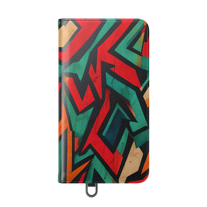 Jagged Flame - Samsung S24 Case - Wallet