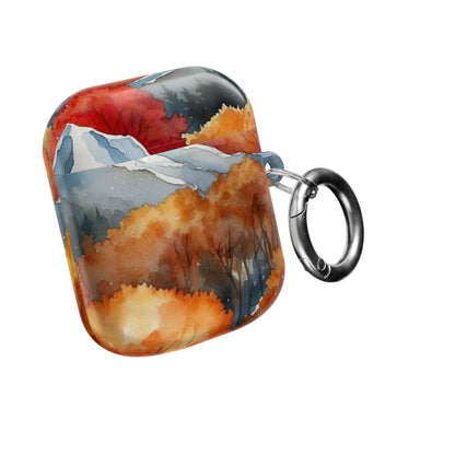 Snowcapped Ember Mountains - AirPods Case