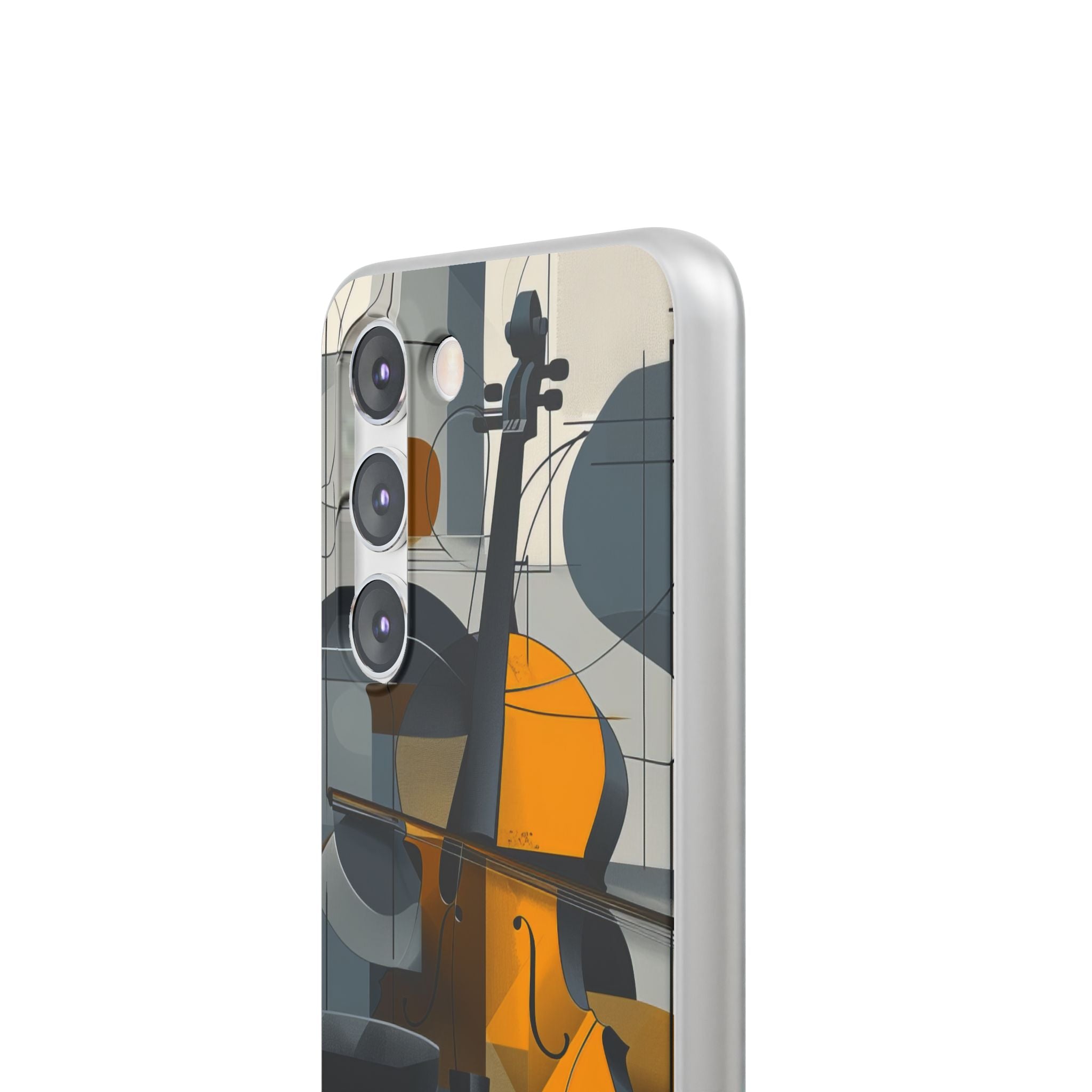 Cello Abstraction | Flexible Phone Case for Samsung Galaxy