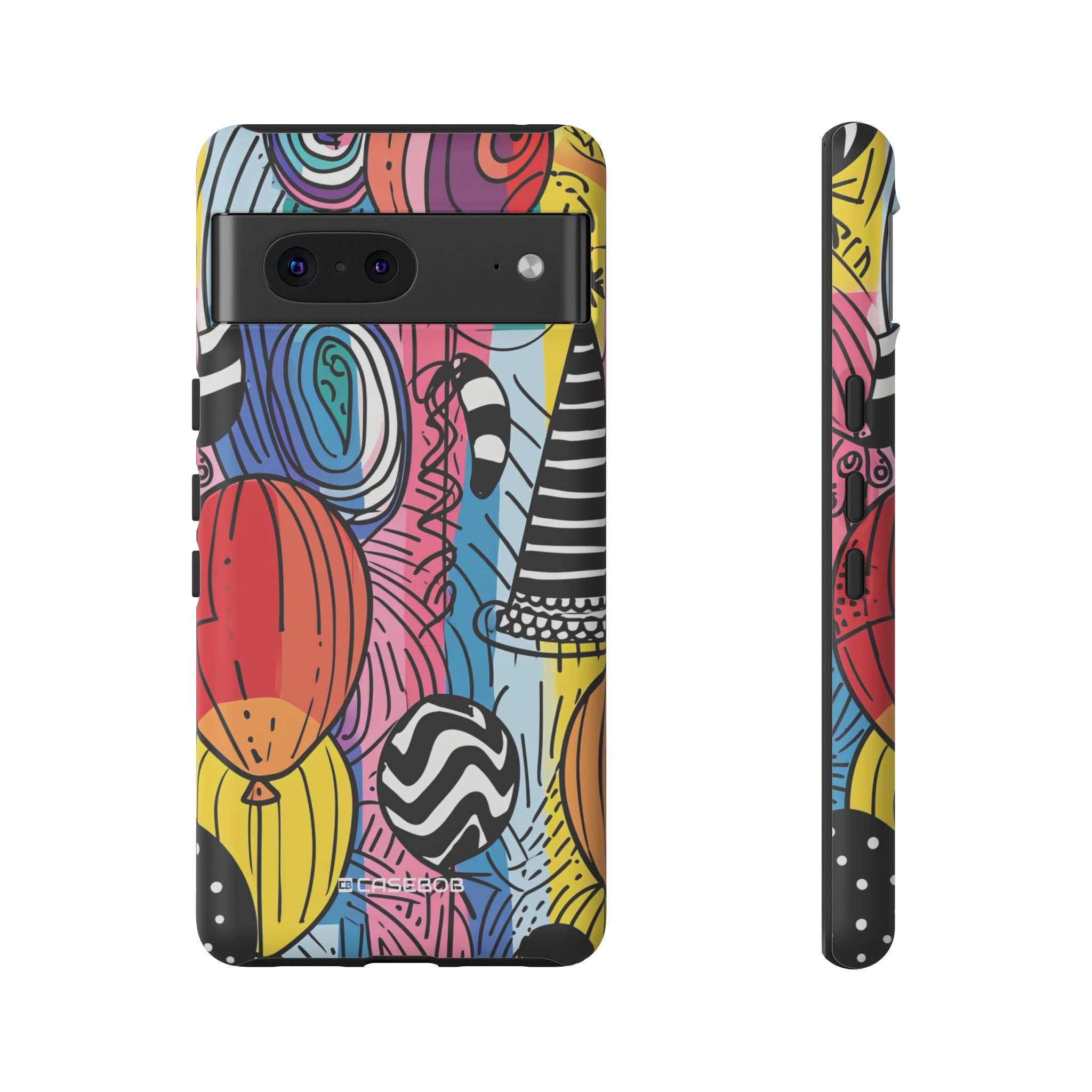 Vibrant Party Whimsy - Phone Case for Google Pixel