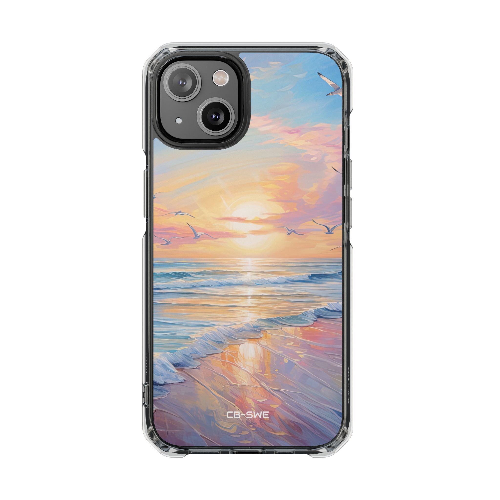 Waves Embrace Shore iPhone Case - Impact