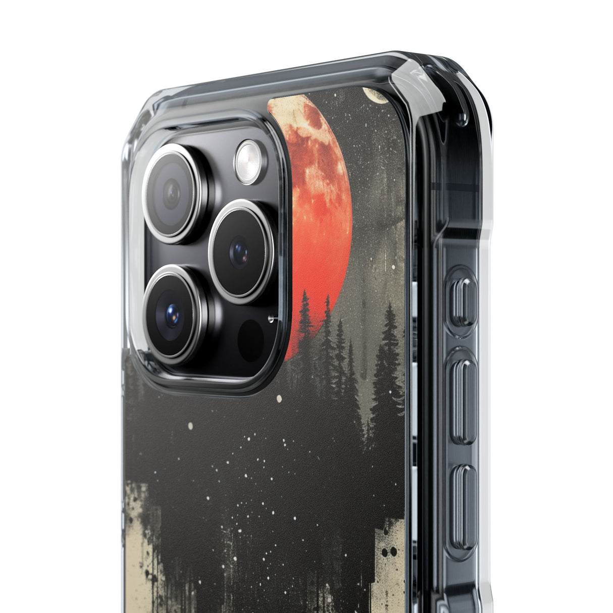 Ethereal Moonscape - Phone Case for iPhone (Clear Impact - Magnetic)