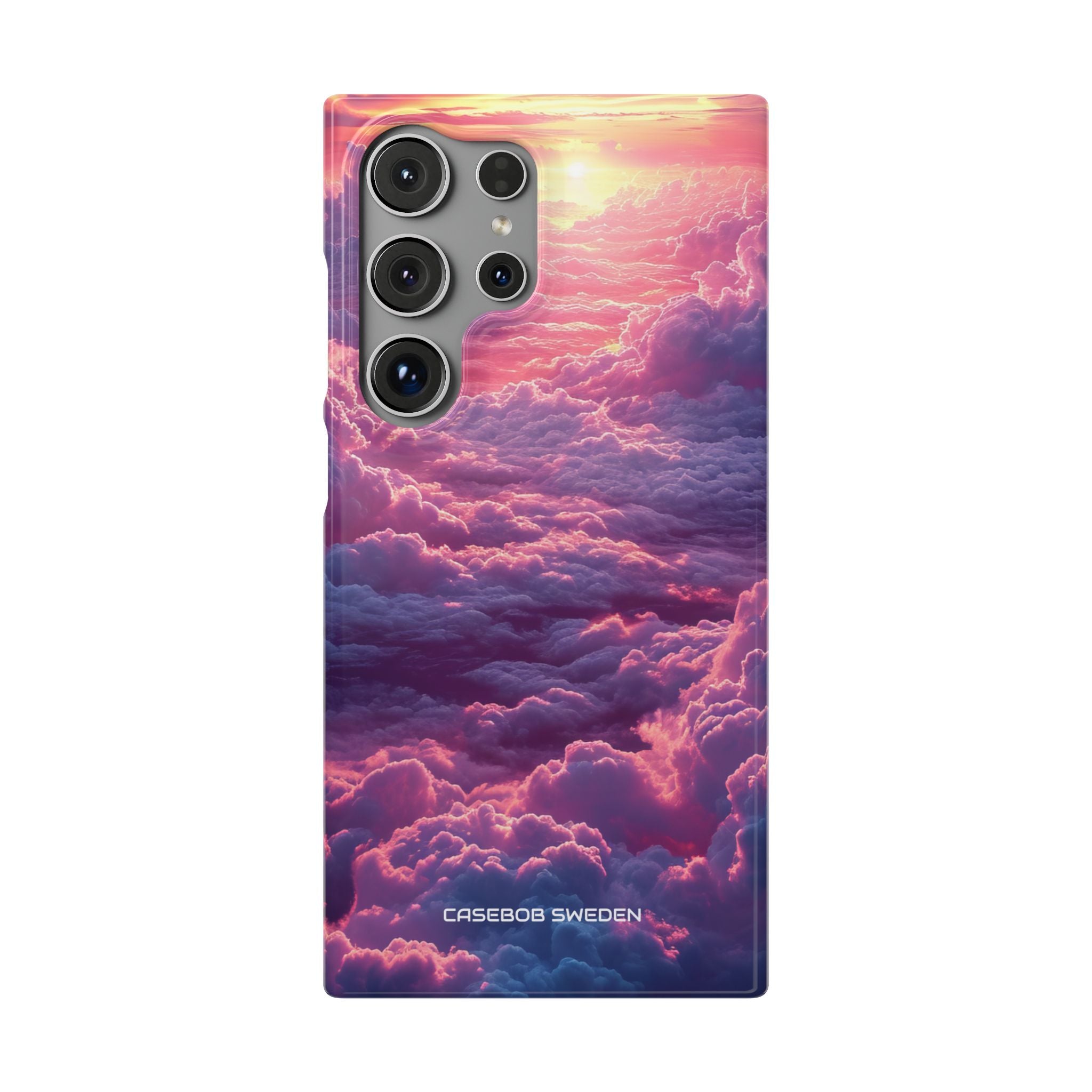 Pink Purple Clouds - Slim Samsung S24 Phone Case