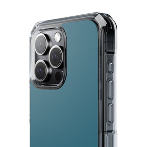 Teal Blue | Phone Case for iPhone (Clear Impact Case - Magnetic)