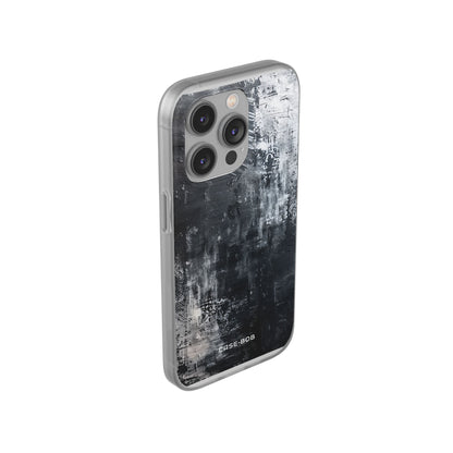 Textured Blackscape iPhone 14 Pro Case - Soft